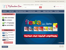 Tablet Screenshot of mykondom.com